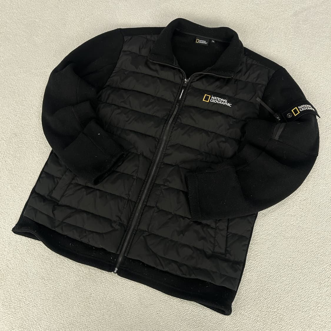 내셔널지오그래픽 블랙 패딩 자켓 2XL 상품이미지1