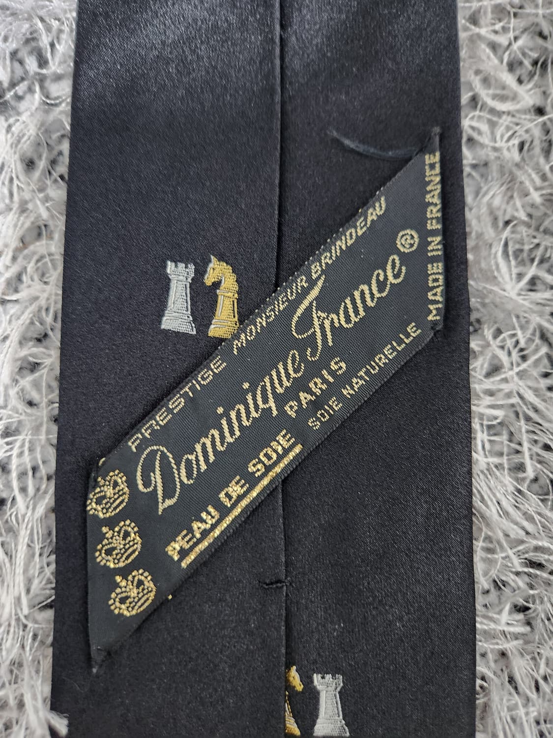 도미니크프랑스 체스 패턴 넥타이 Free - N8 상품이미지5