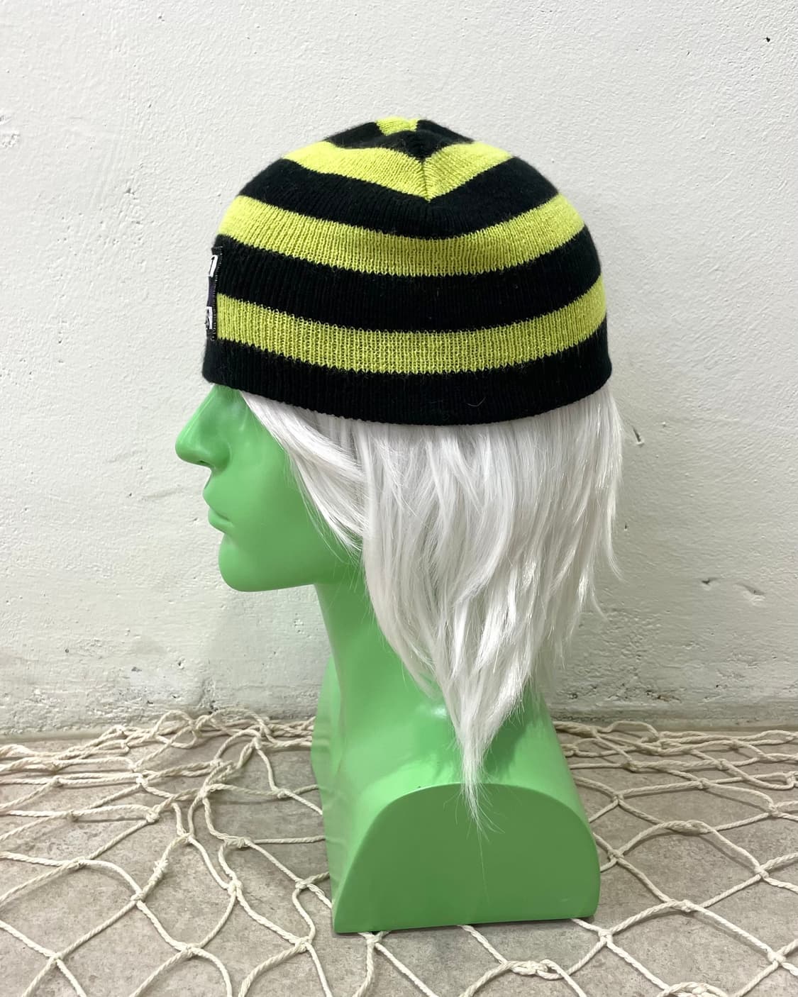 Green & Black Stripe Beanie 상품이미지3