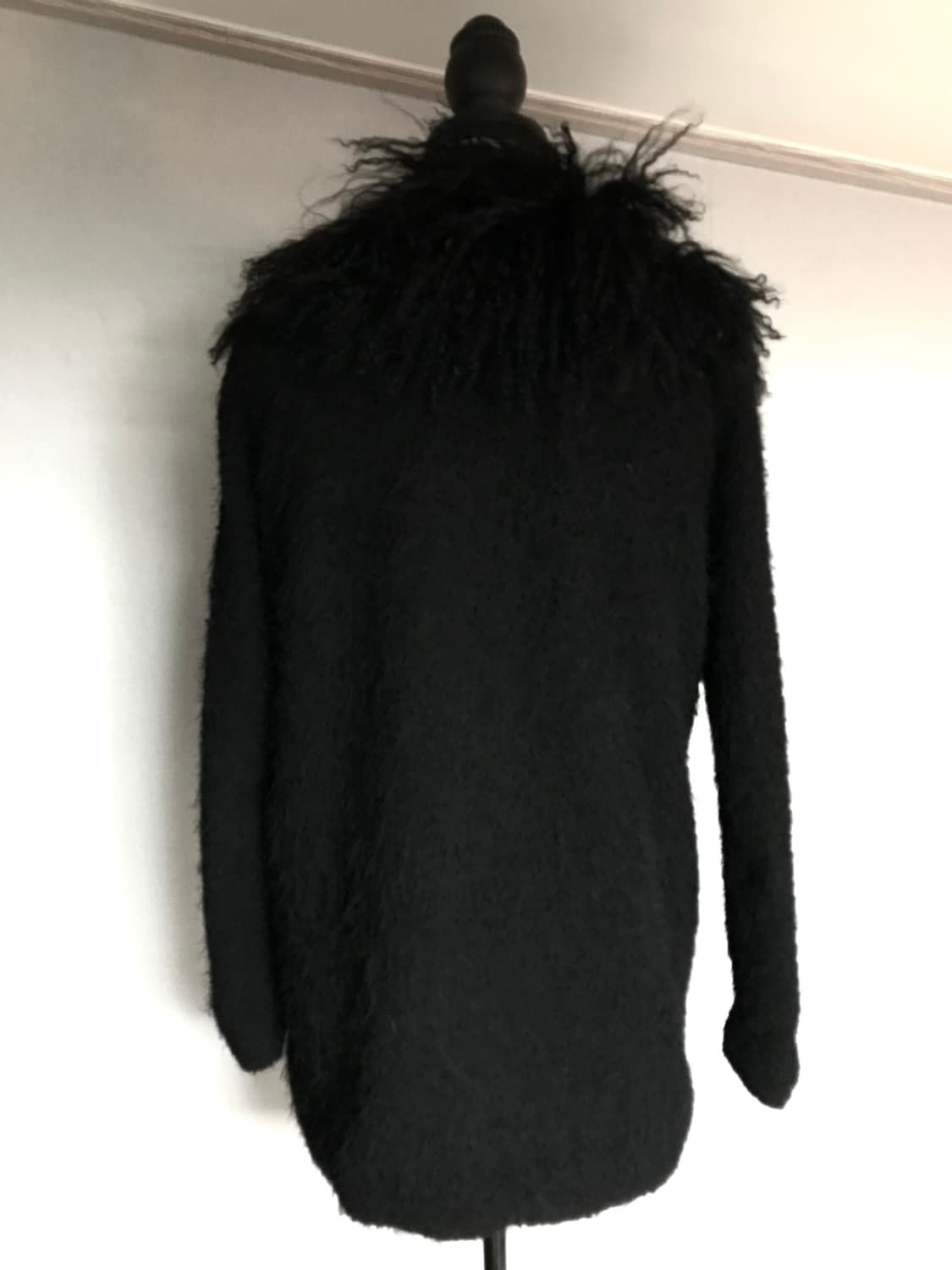 Vintage Faux Fur Shaggy Knit Cardigan 상품이미지4