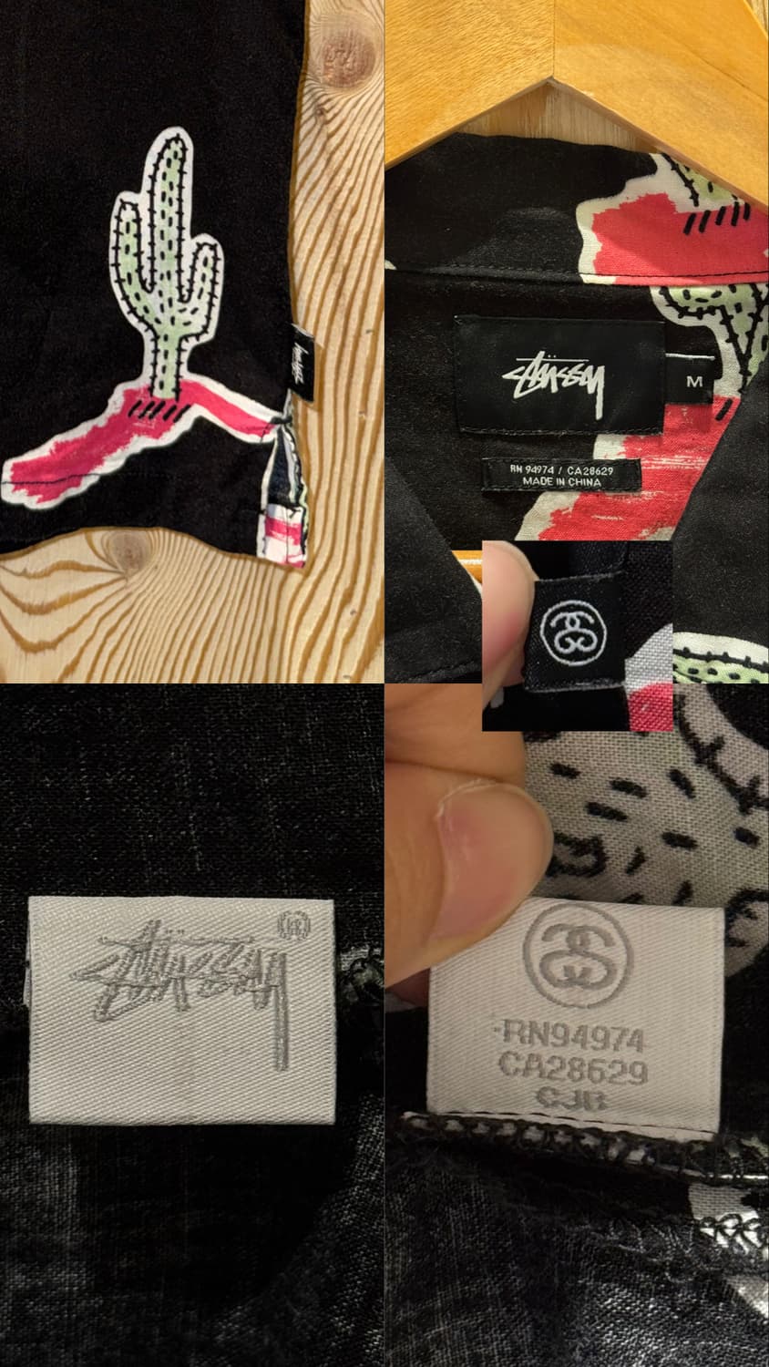 스투시 캑터스 선인장 반팔 셔츠 상품이미지10