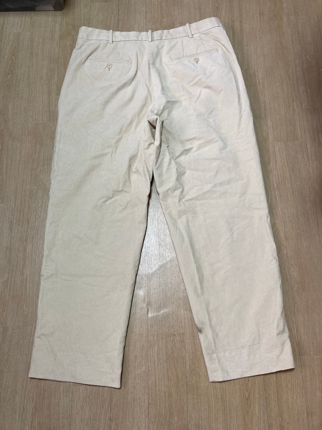 [2XL/XXL] 유니클로 코듀로이 와이드 팬츠 / 내추럴 상품이미지2