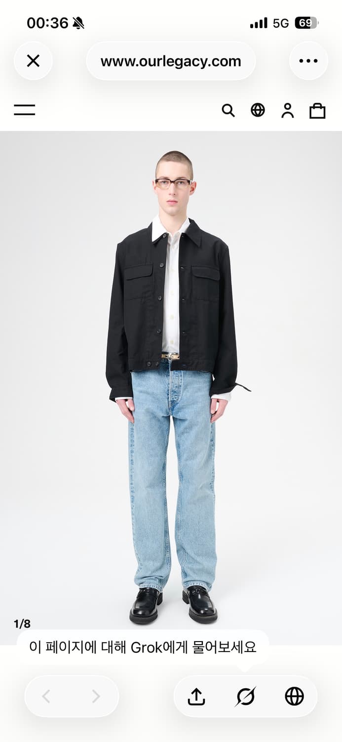 [L] 아워레가시 코치 자켓 블랙 상품이미지3