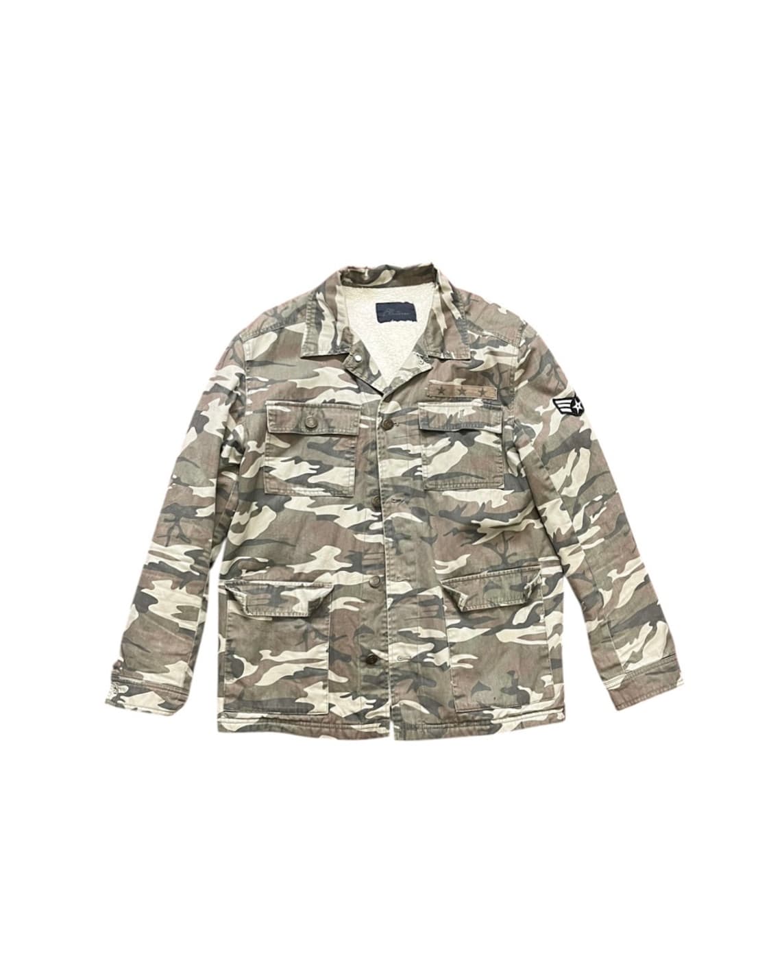 FUR LINED CAMO FIELD JACKET 상품이미지1