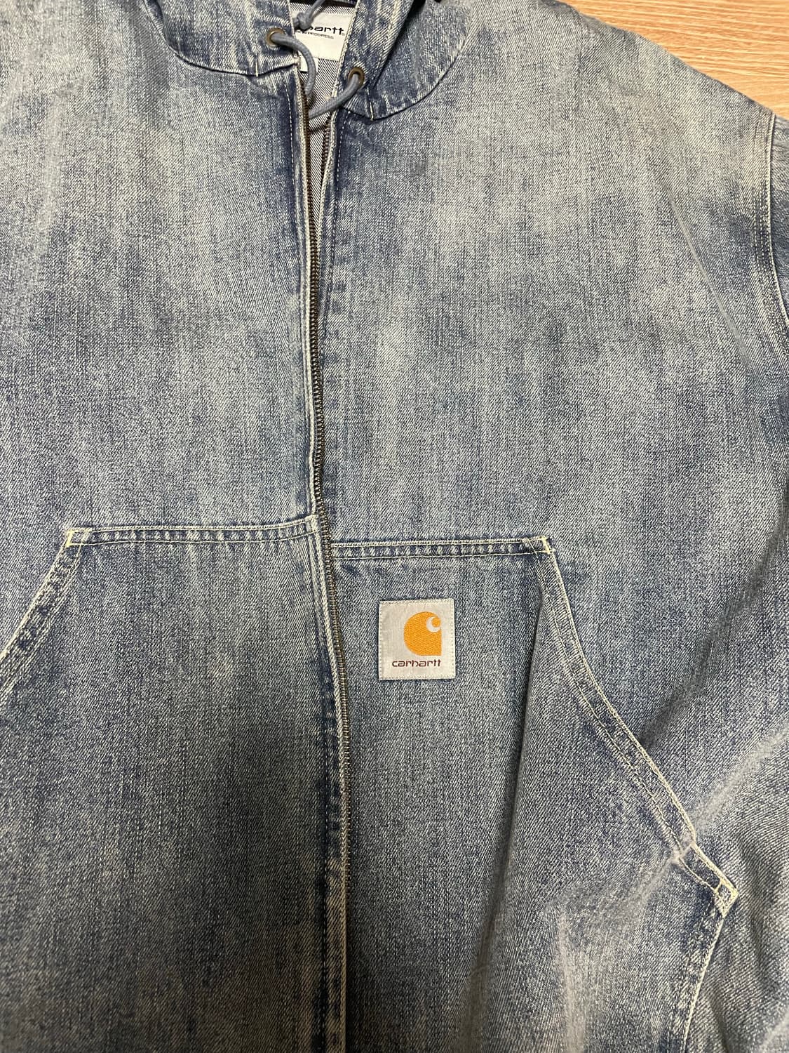 칼하트 데님 후드 상품이미지2