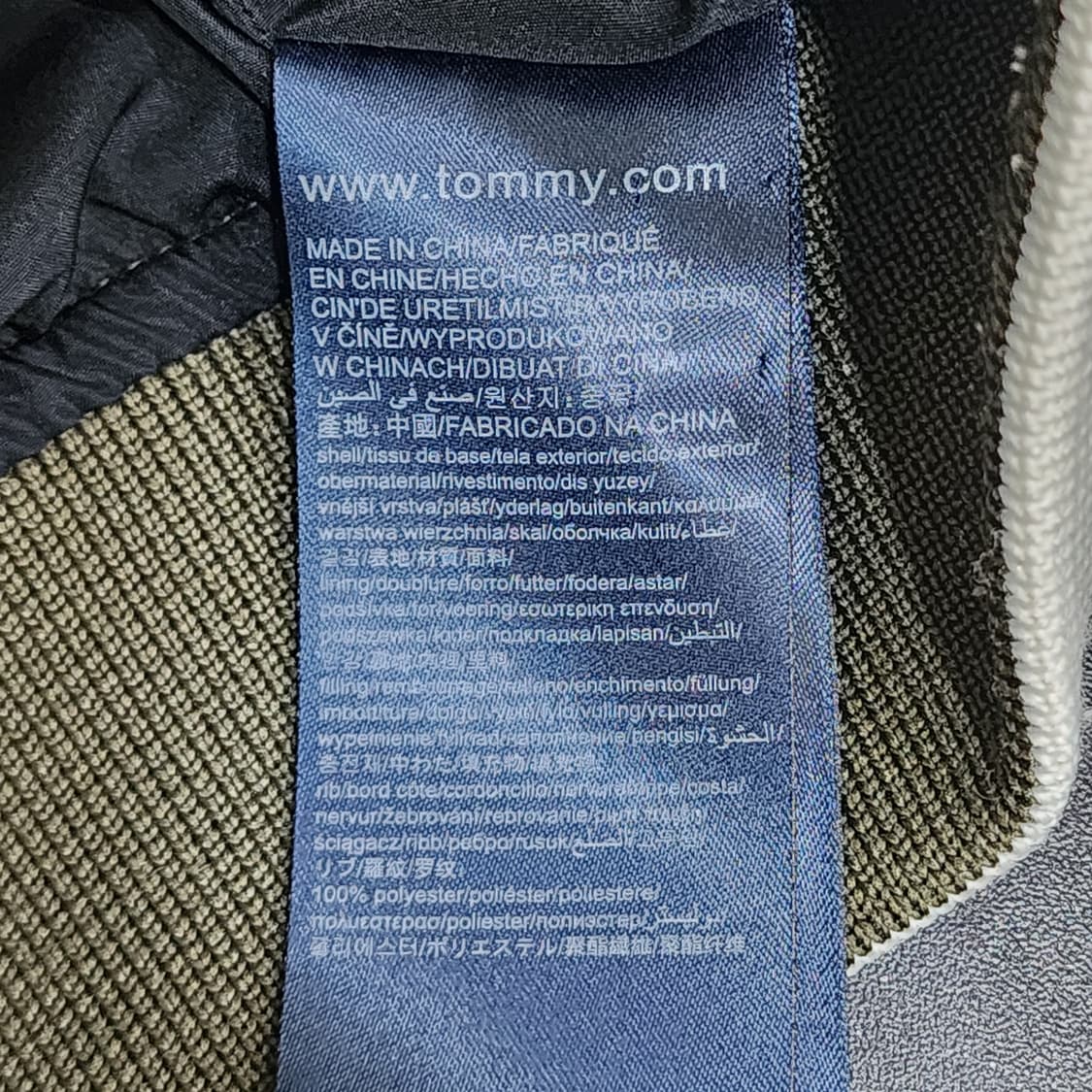 [ M ] 타미힐피거 데님 퀼팅 블루종 상품이미지5