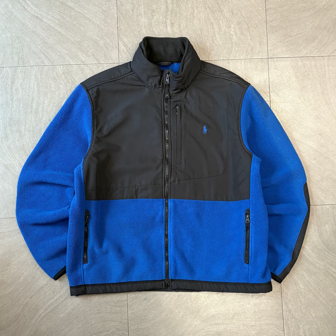 폴로 정품 블루 플리스 자켓 상품이미지1