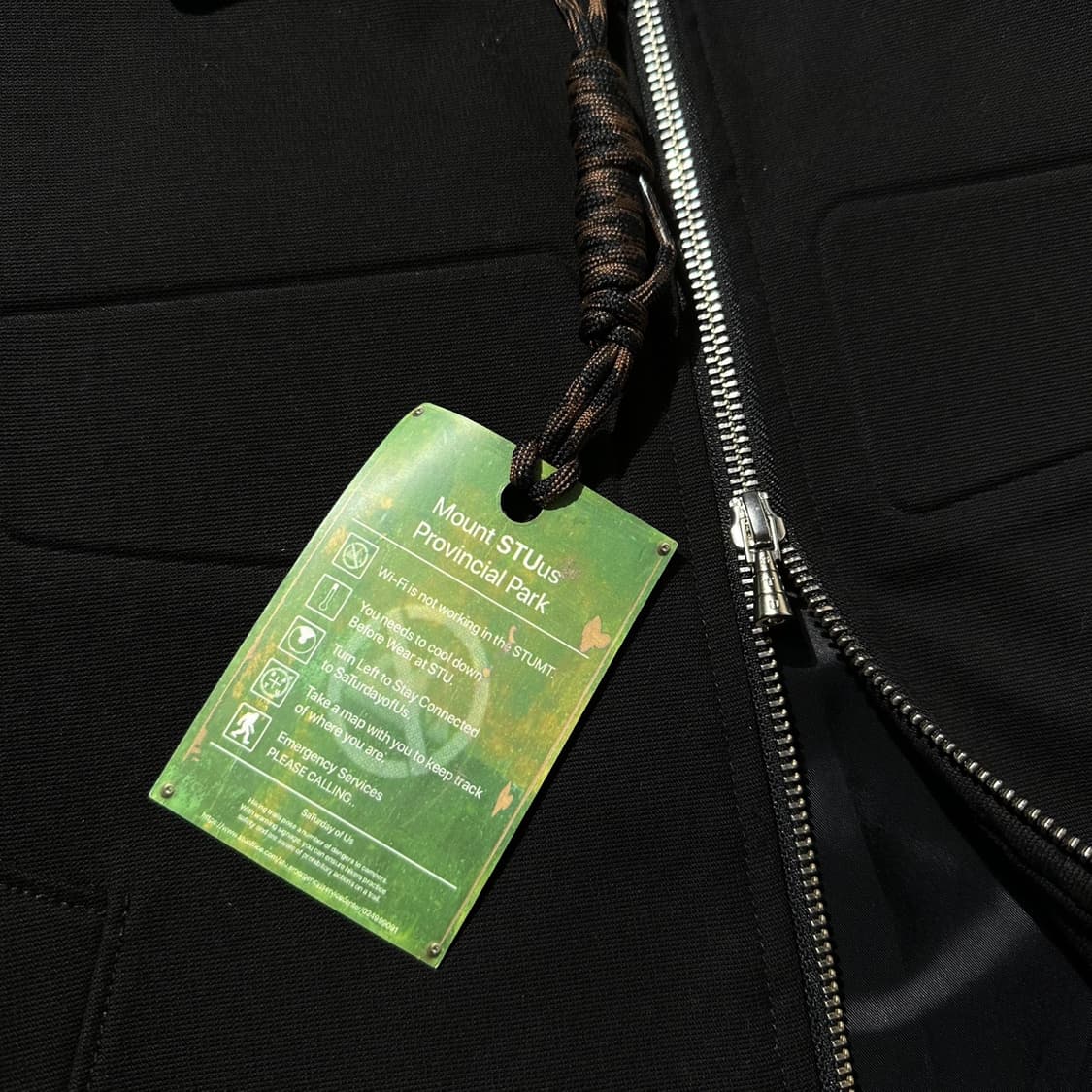 (새상품) 23ss STU 에스티유 엠보 레이싱 봄버 자켓 상품이미지7