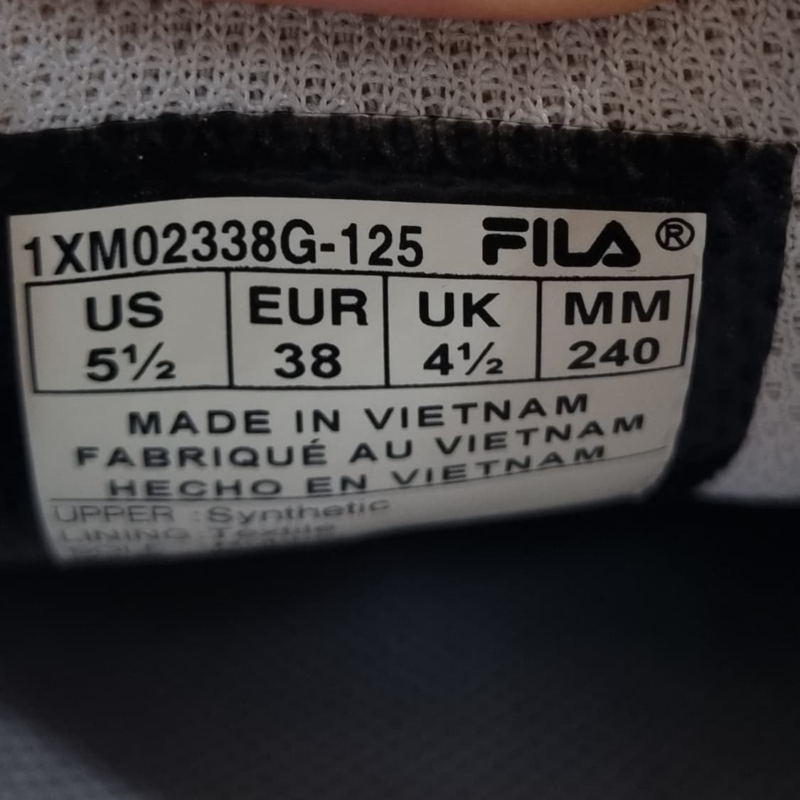 휠라 코트디럭스 운동화 240 상품이미지6