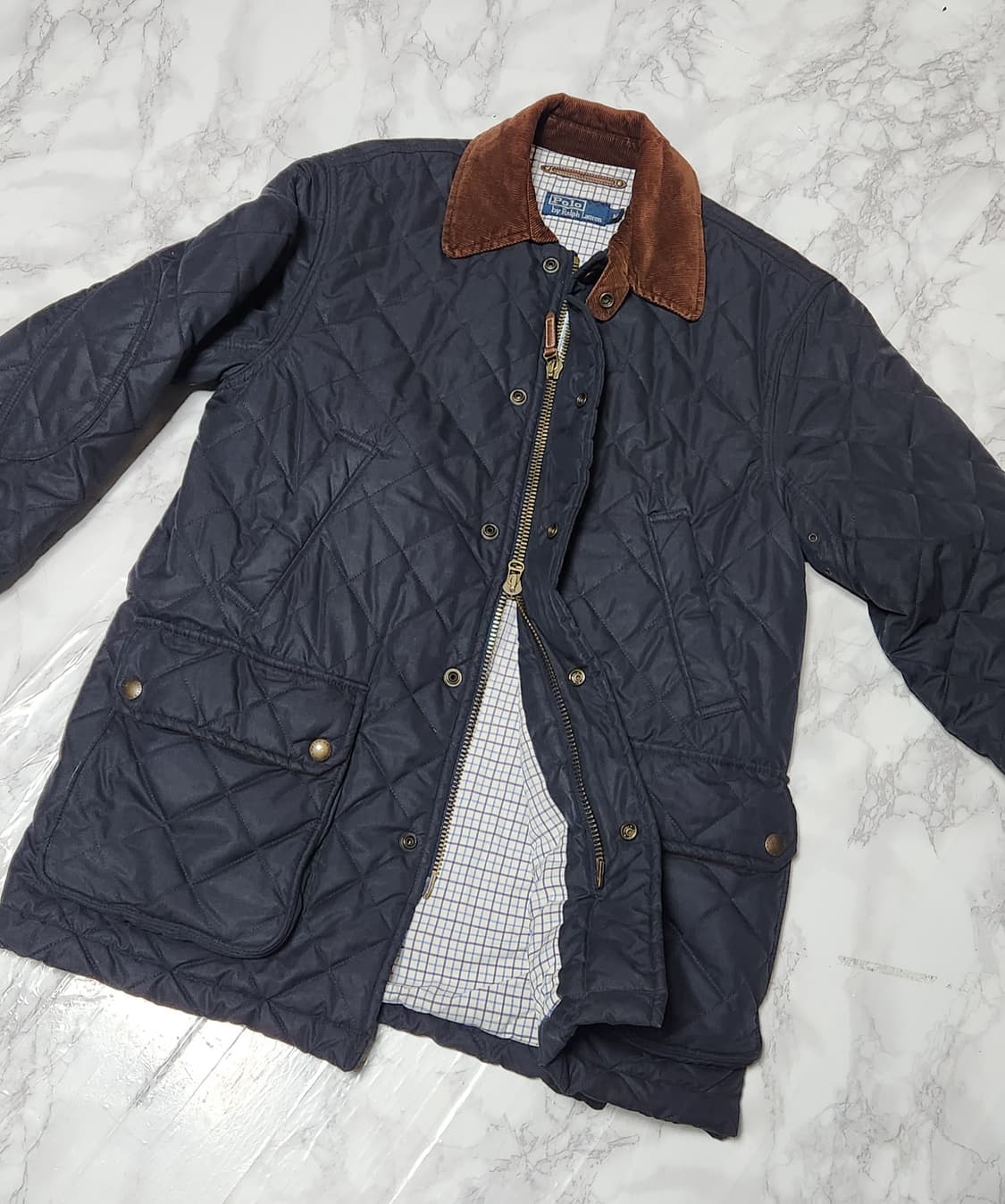 폴로 랄프로렌 퀄팅 코듀로이 네이비 자켓 상품이미지7