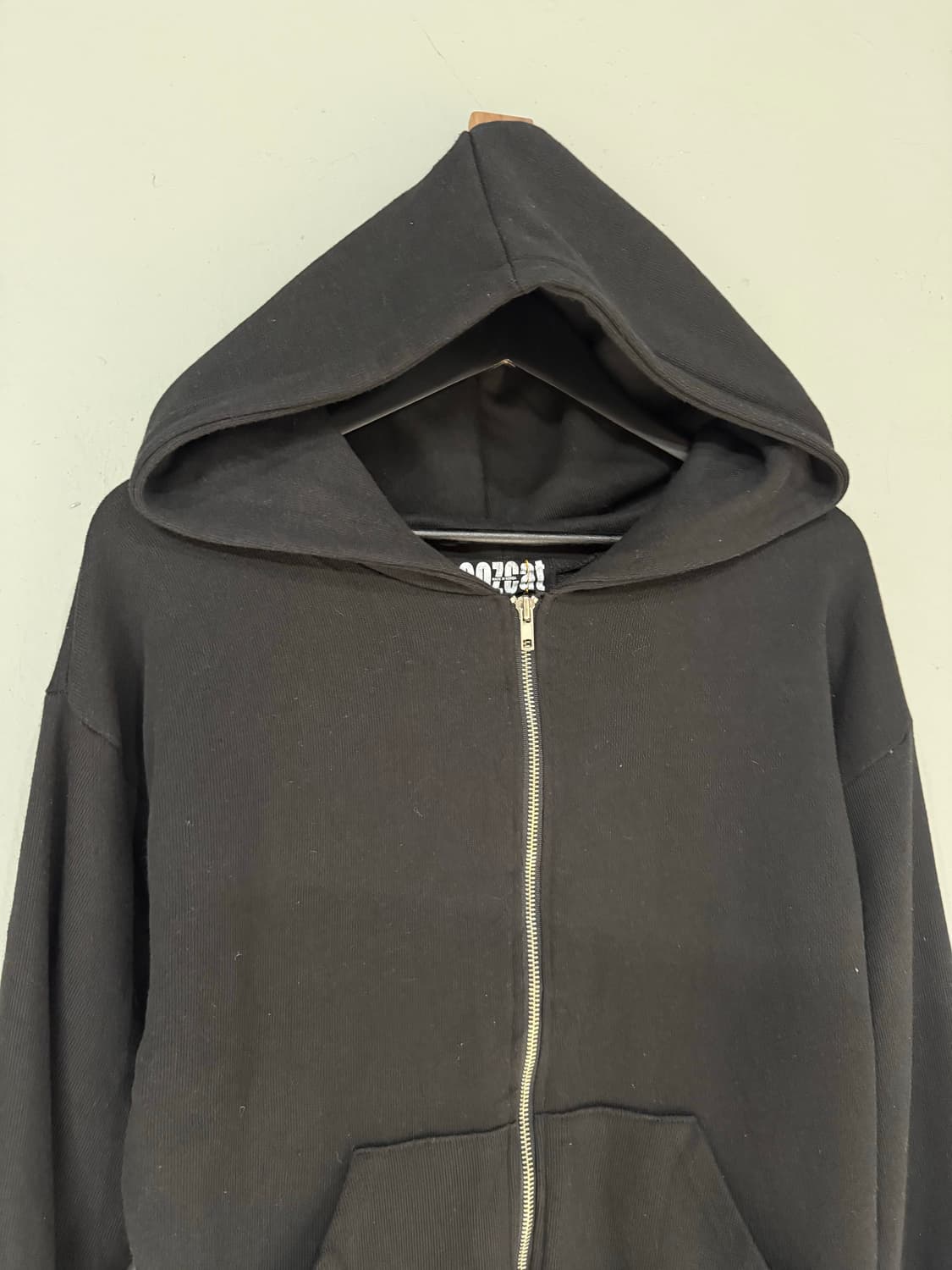 back see-through detail hood zip-up 상품이미지7