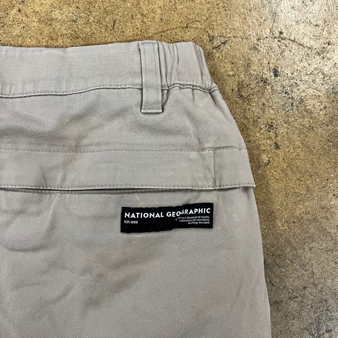 [정품/76] 내셔널지오그래픽 카고 바지 회색 b18 상품이미지4