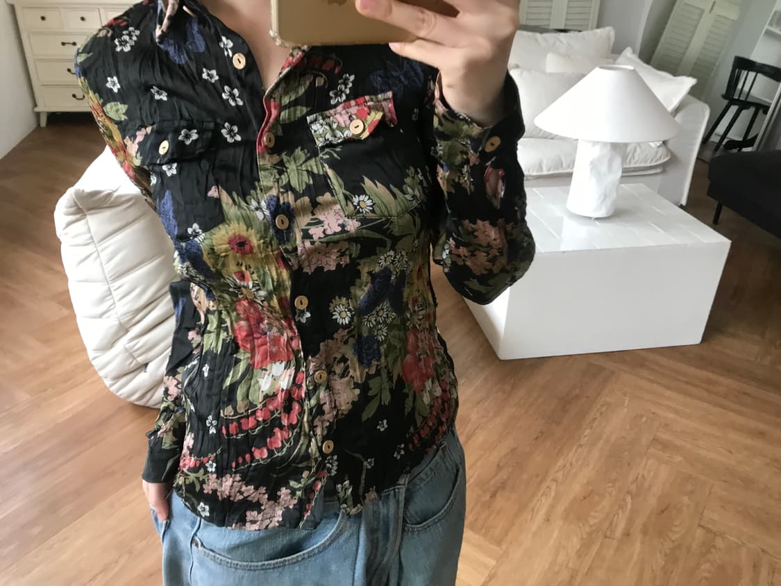 vintage pattern blouse 상품이미지6