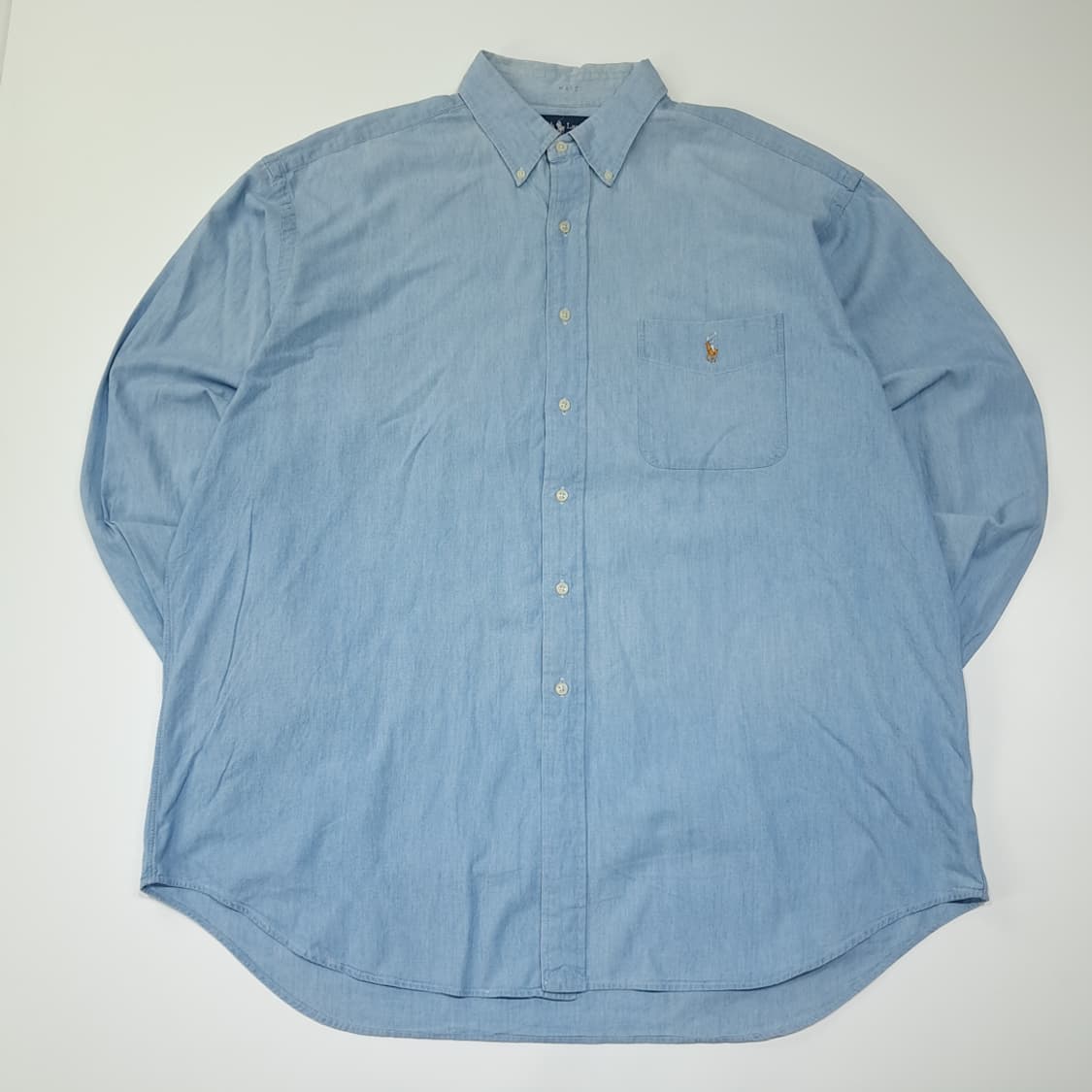 CL658 XL 폴로 90s 멀티포니 샴브레이 셔츠 남방 상품이미지1