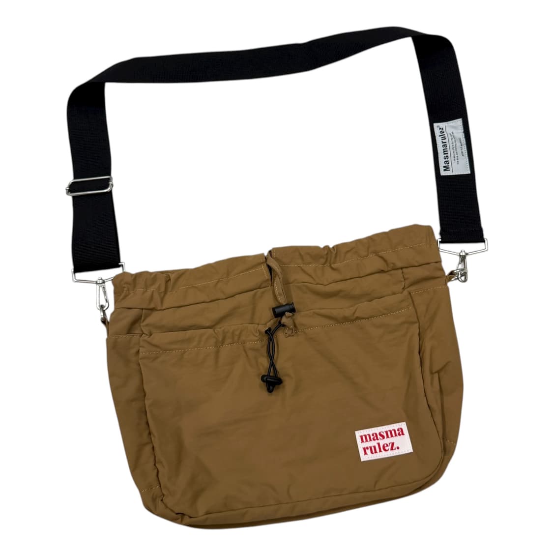 마스마룰즈 모리걸 복조리 스트링 크로스백 가방 브라운 상품이미지2