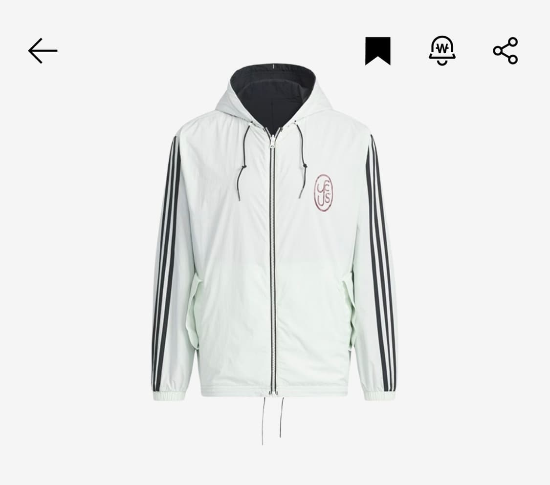 아디다스 예스아이씨 바람막이 상품이미지2