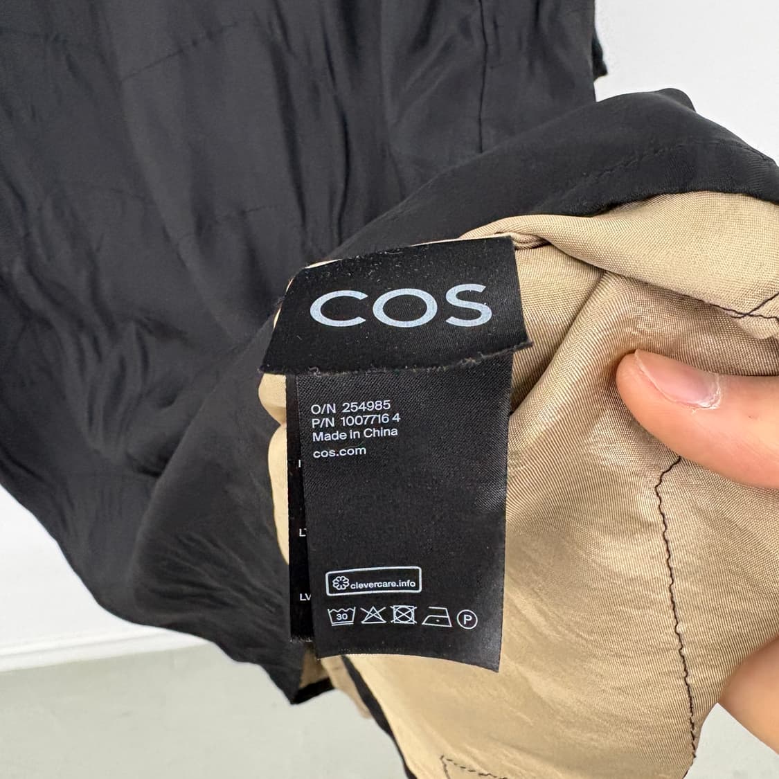 COS 블랙 롱 터틀넥 원피스 여성 S 상품이미지6