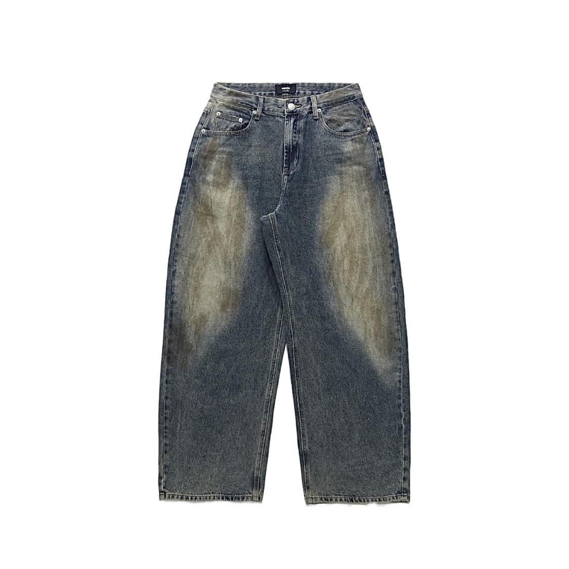 (1회착 택포가격) 리펜 R665STUDIO 더티워시드 와이드데님팬츠 3 상품이미지1