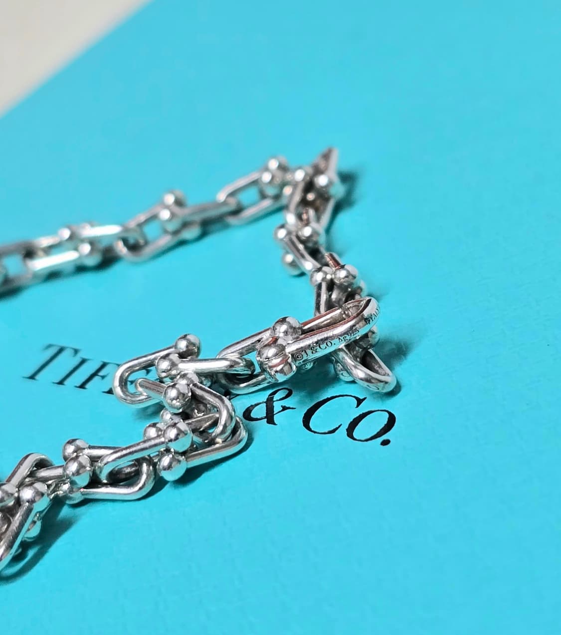 티파니하드웨어링크팔찌 마이크로s사이즈 정품 상품이미지8