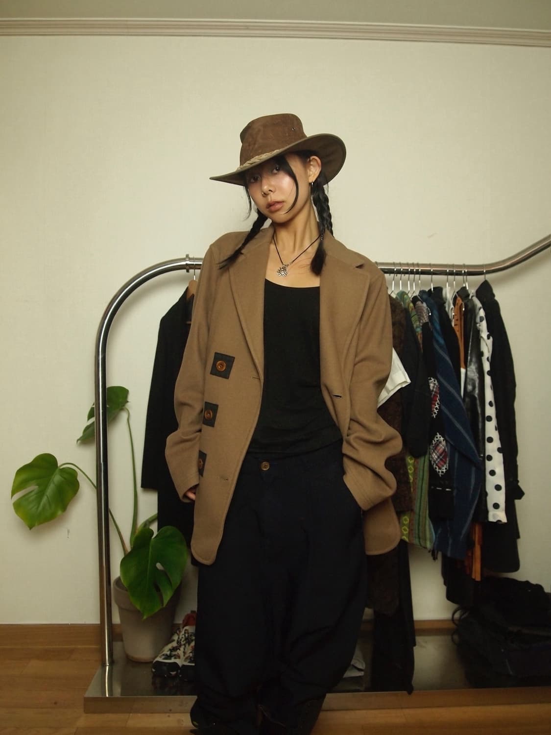 엠포리오 아르마니 스웨이드 버튼 자켓 상품이미지5