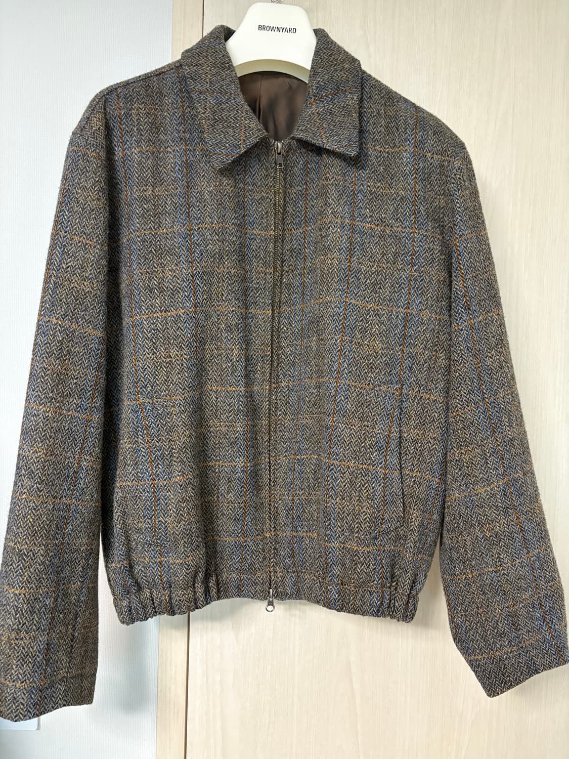 [판매] 브라운야드 해리스트위드 블루종 브라운 2사이즈 상품이미지3