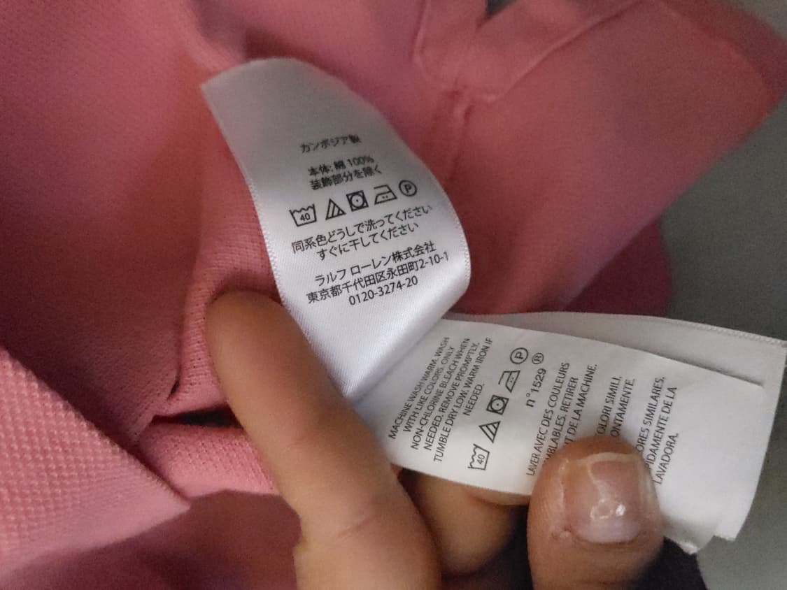 폴로 랄프로렌 빅포니 피케 반팔티 핑크 s 상품이미지7