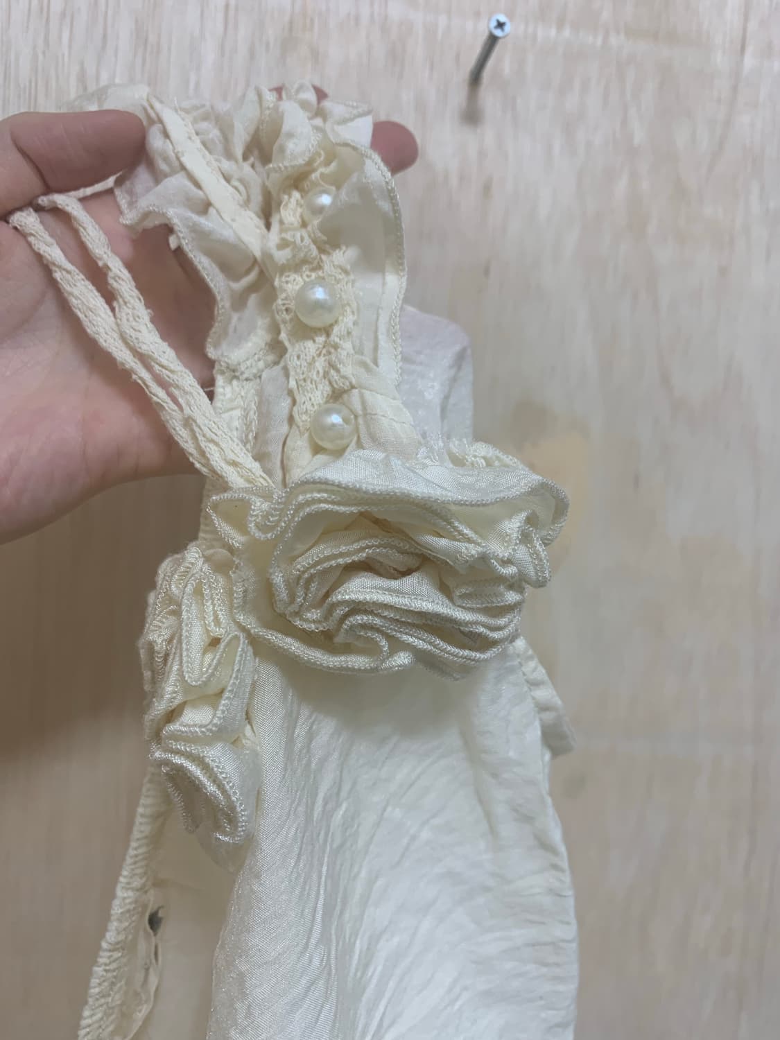 [직수입] 빈티지 실키 블라우스 슬리브리스 상품이미지6
