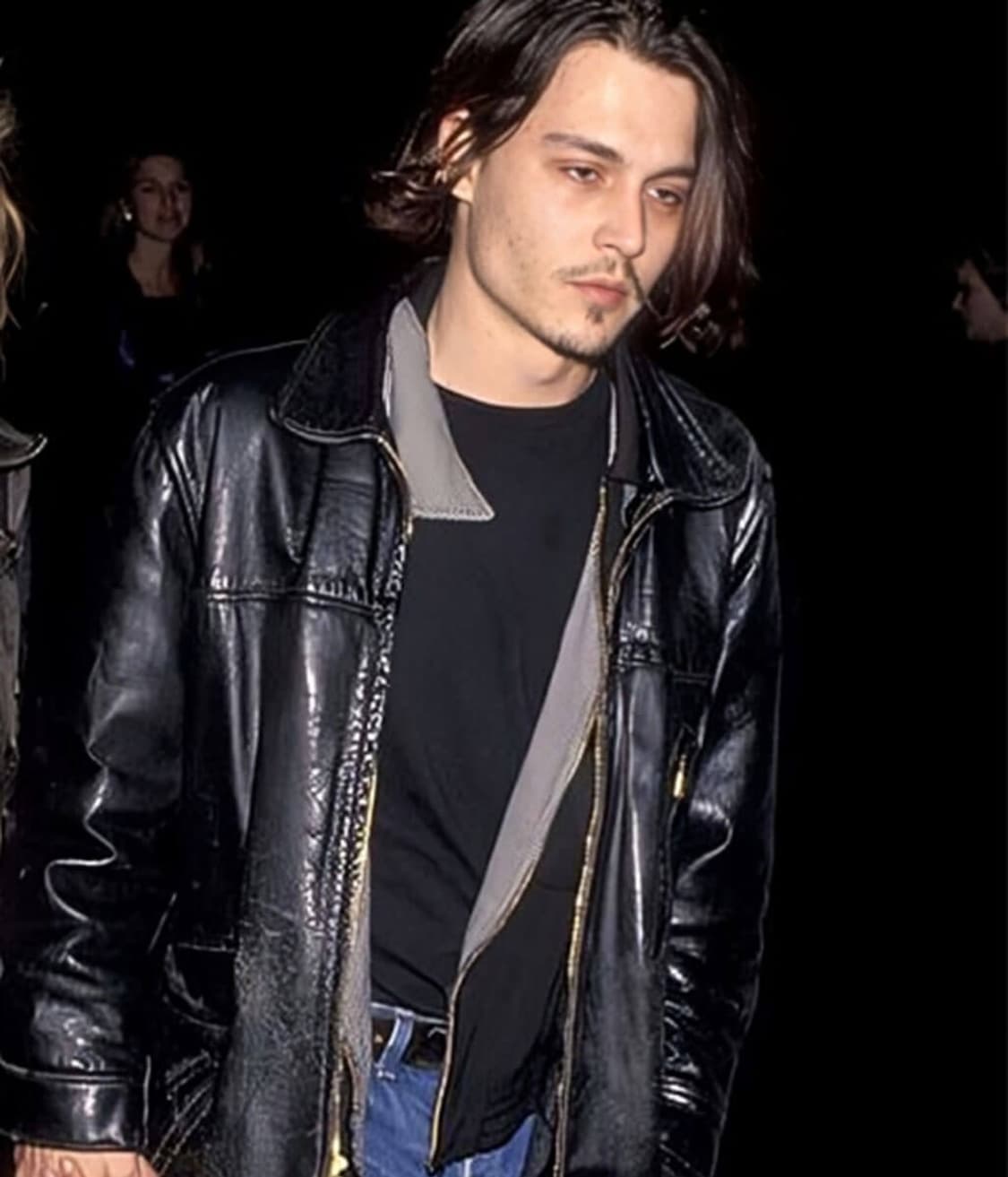 GUESS 웨스턴 무드 00s 램스킨 양가죽 스포츠 레더 자켓 상품이미지3