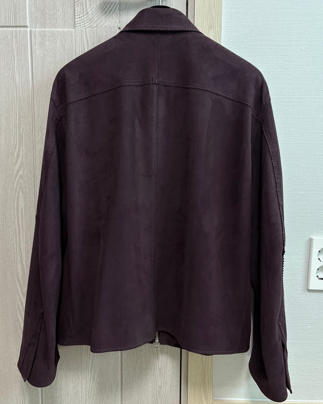 [M]유스 폭스 스웨이드 자켓 퍼플 상품이미지6