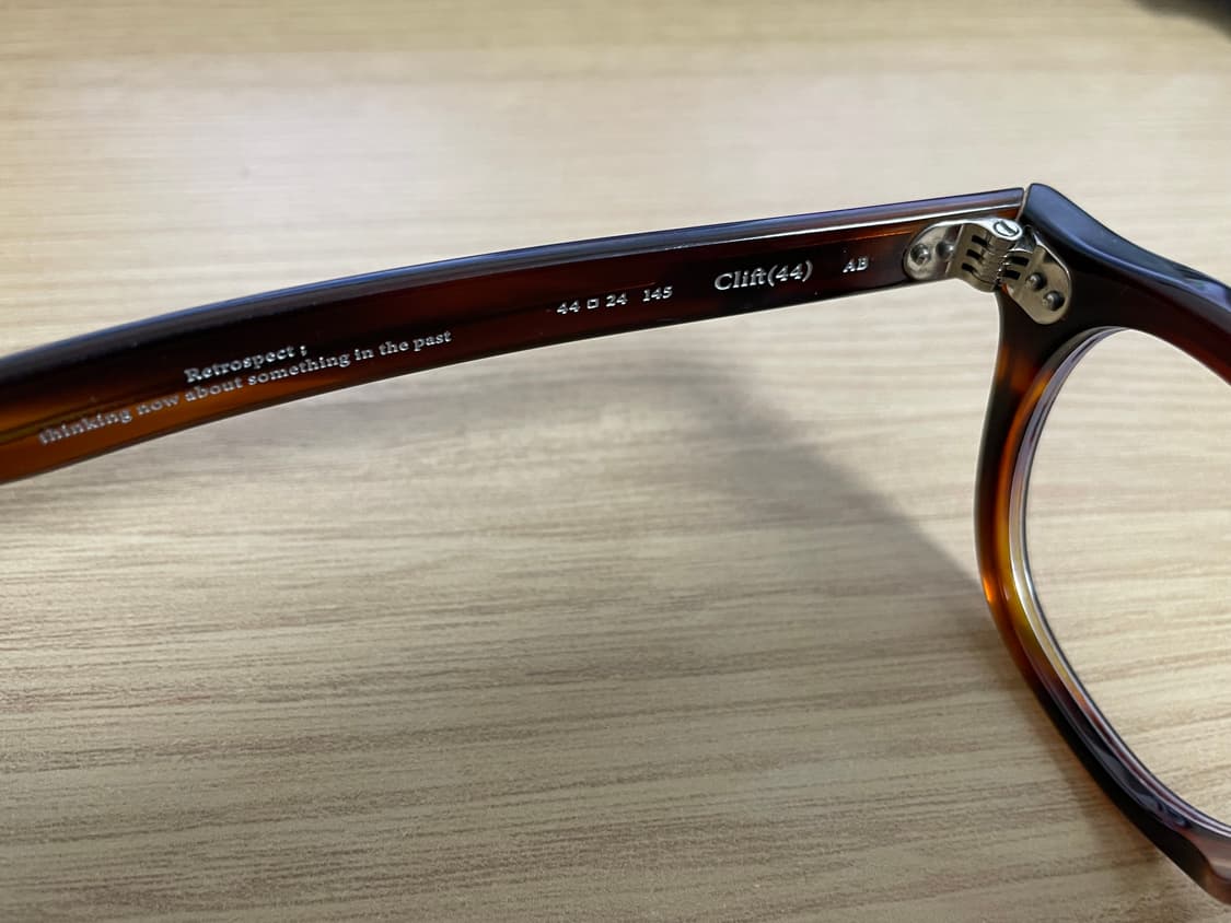 [44사이즈] 래쉬 클리프트 아넬 브라운 안경 상품이미지7