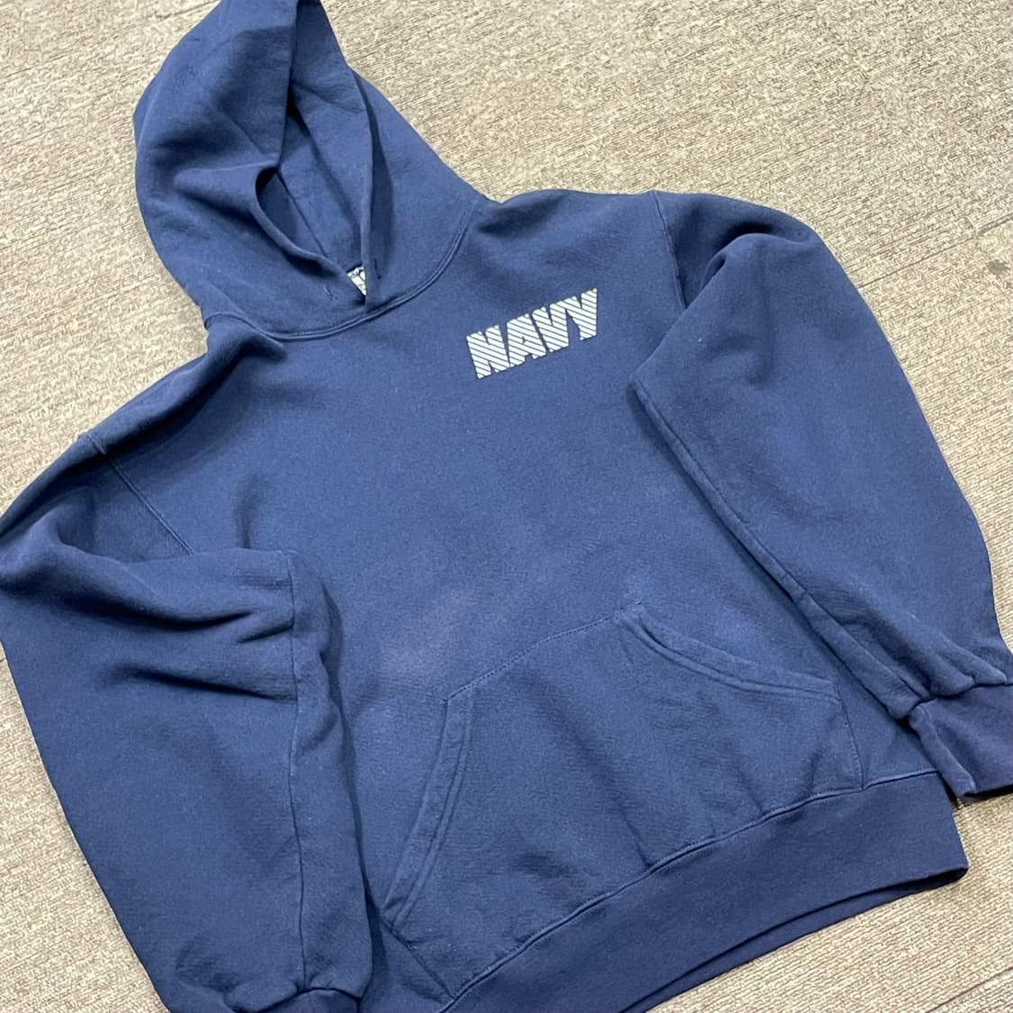 (S) SOFFE 소피 NAVY 후드티 상품이미지5