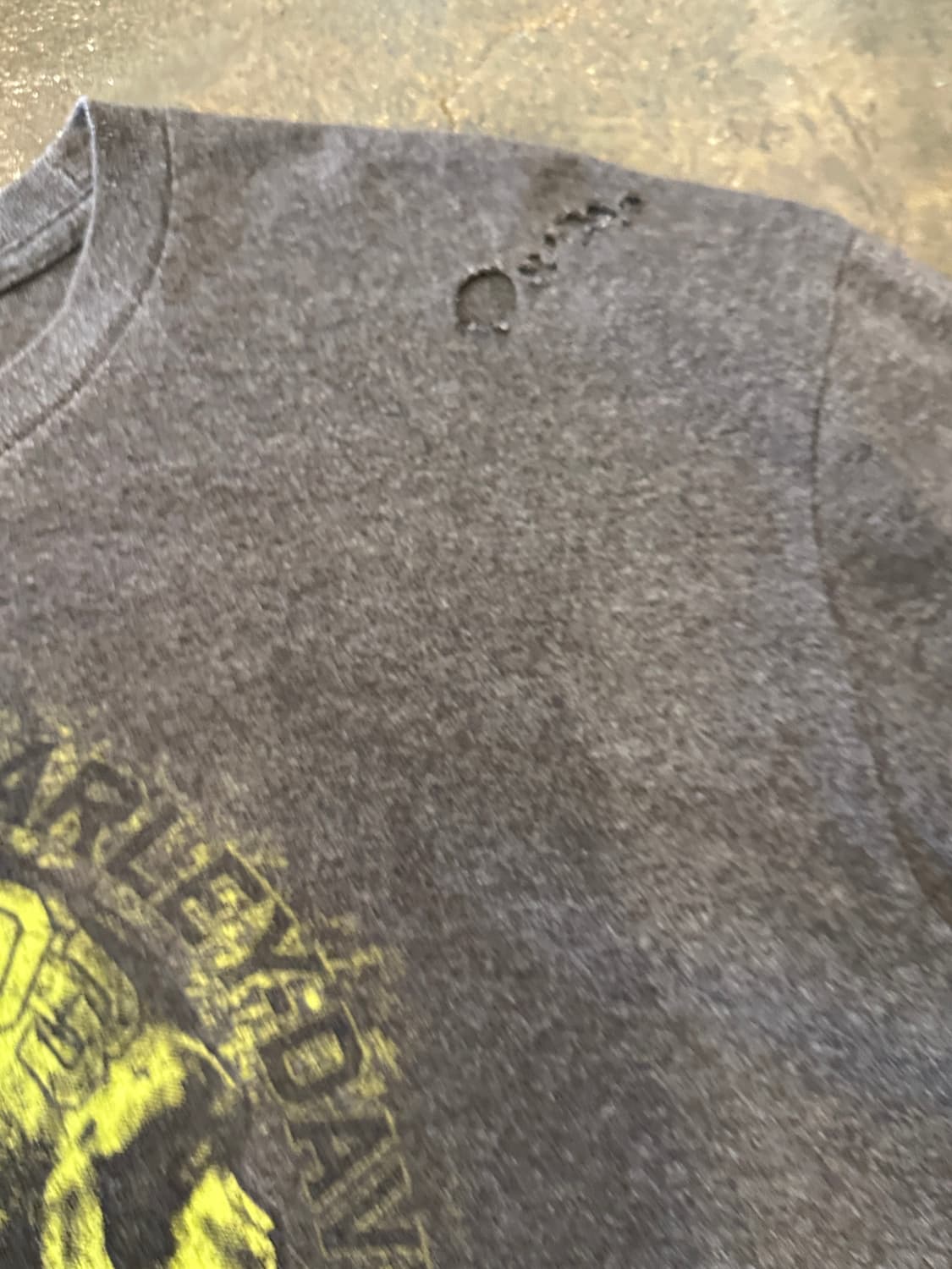 Harley Davison 할리데이비슨 데미지드 롱슬리브 L/S L 상품이미지4