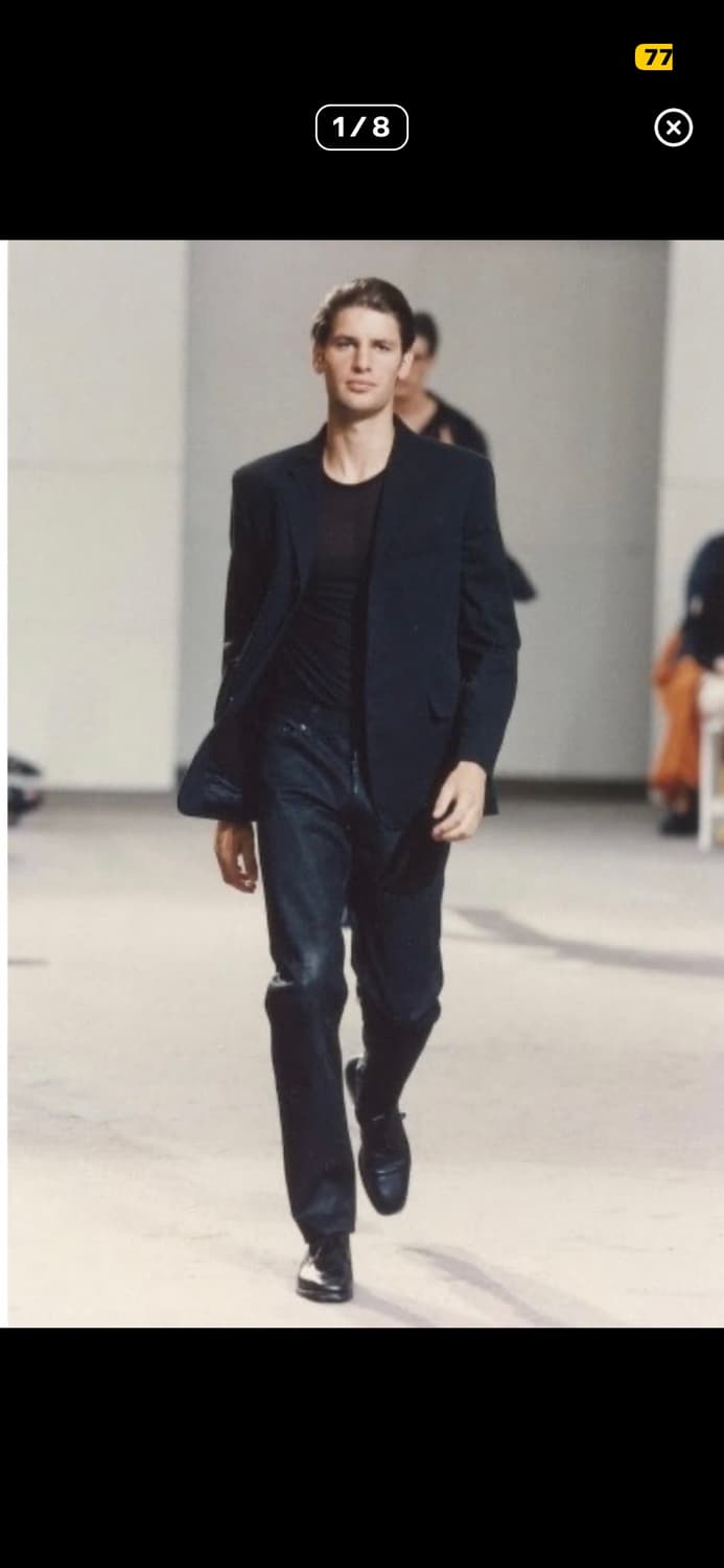 Helmut lang 1998 coated denim 32 상품이미지1