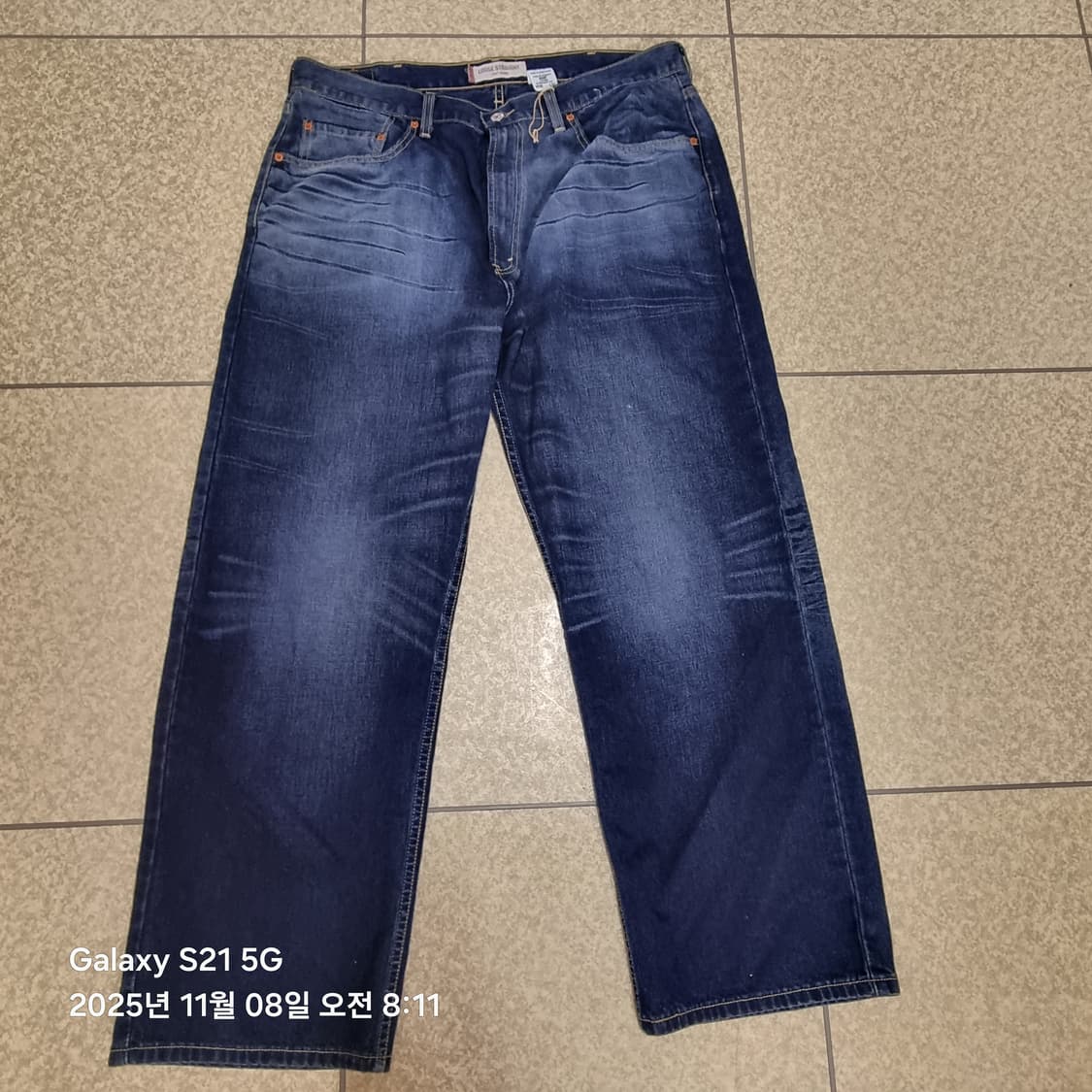 리바이스 569 루즈스트레이트 퓨어블류 상품이미지4