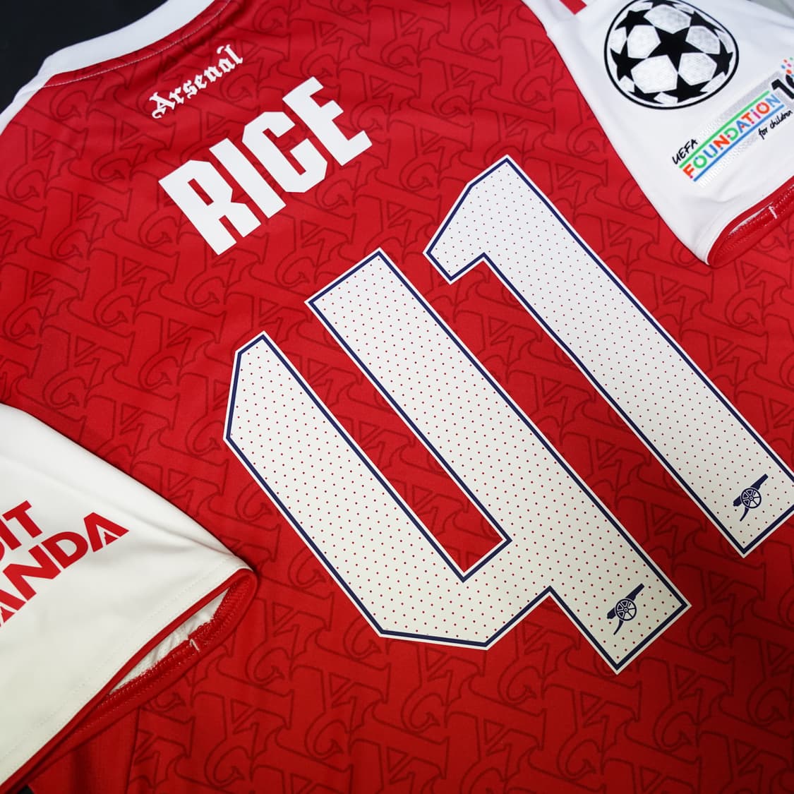 [국내 XL] 25/26 아스날 홈 라이스 유니폼 상품이미지4