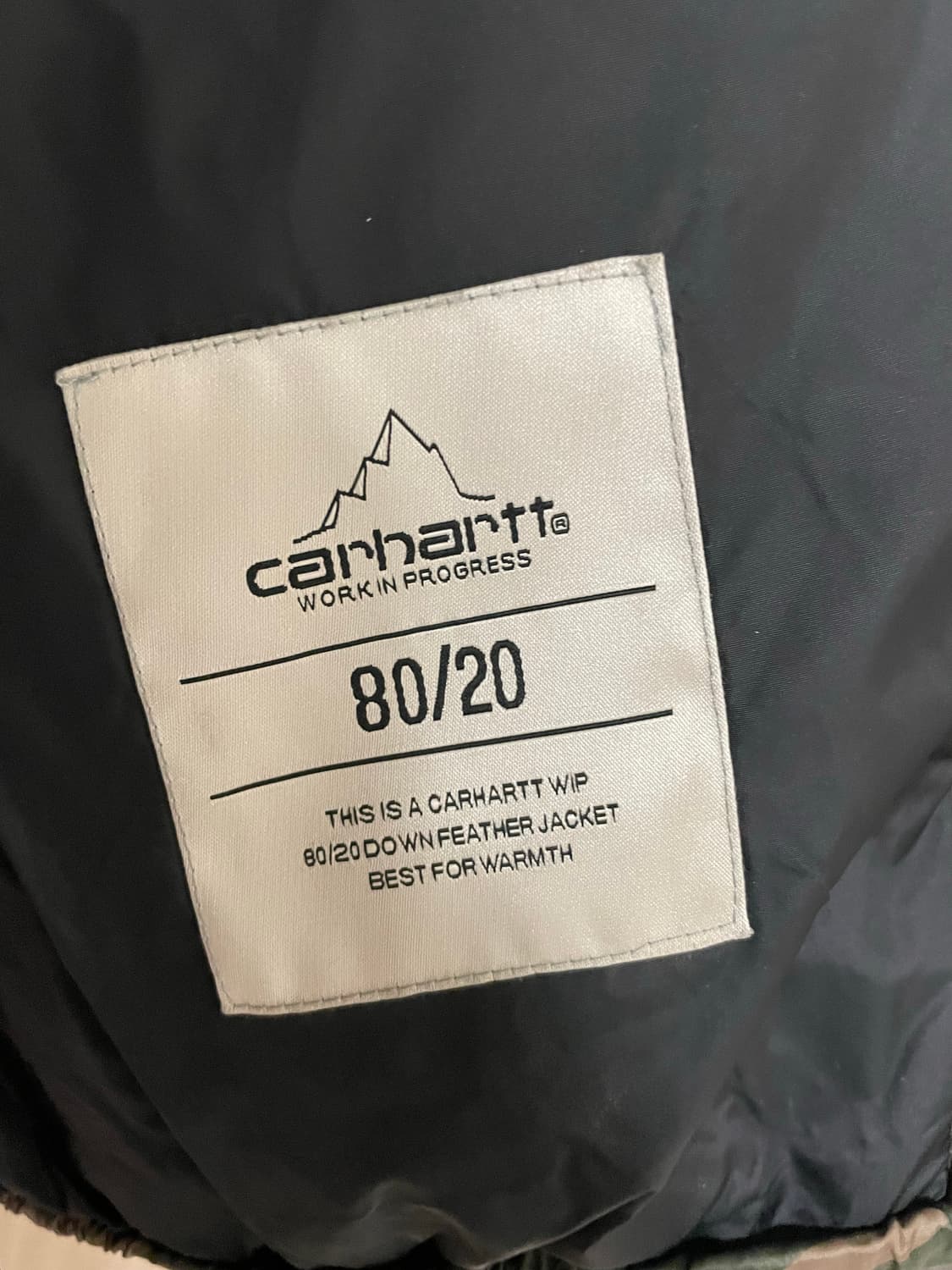 칼하트 카모 패딩 점퍼 (L) 상품이미지3