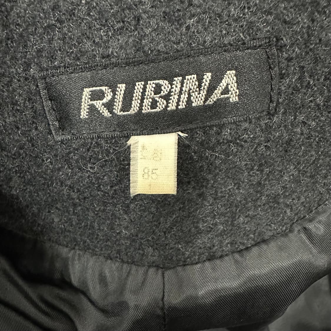 루비나 빈티지 플라워 자수 모직 코트 상품이미지3