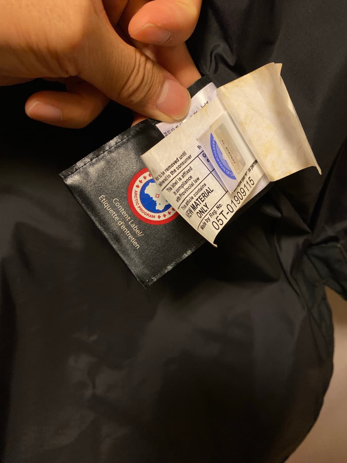 캐나다구스 맥밀란 블랙 M 패딩 (거의새거) 상품이미지5