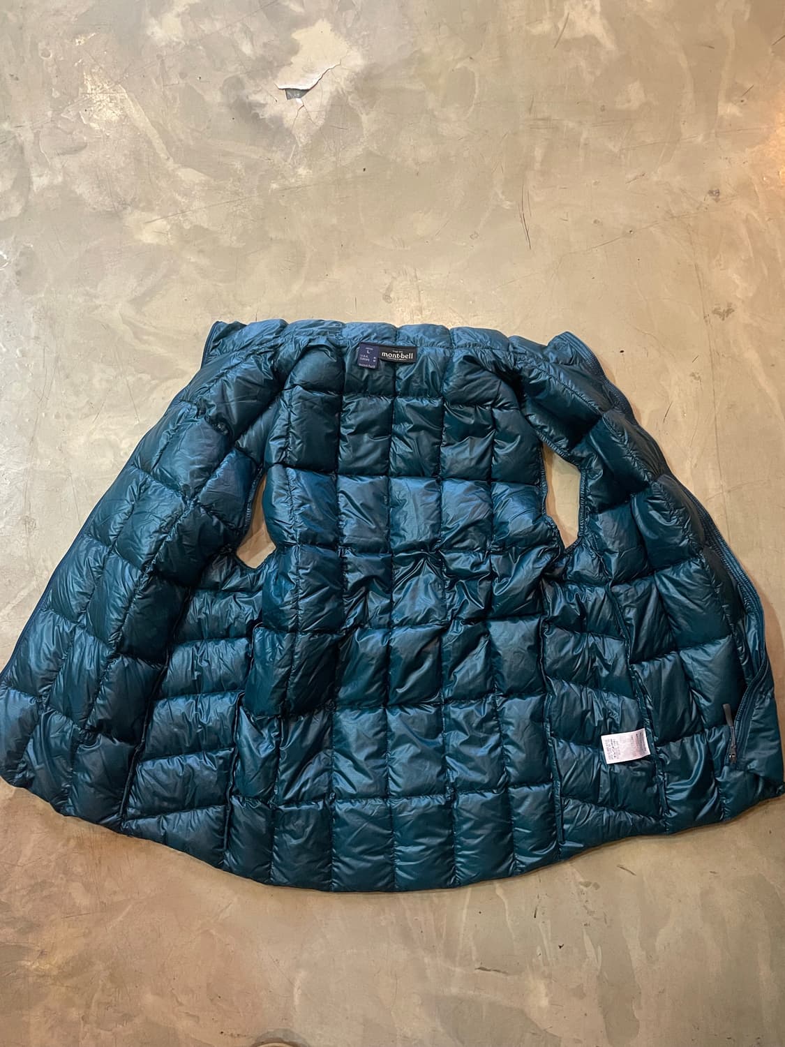 몽벨 재팬 구스다운 경량패딩조끼 L 상품이미지5