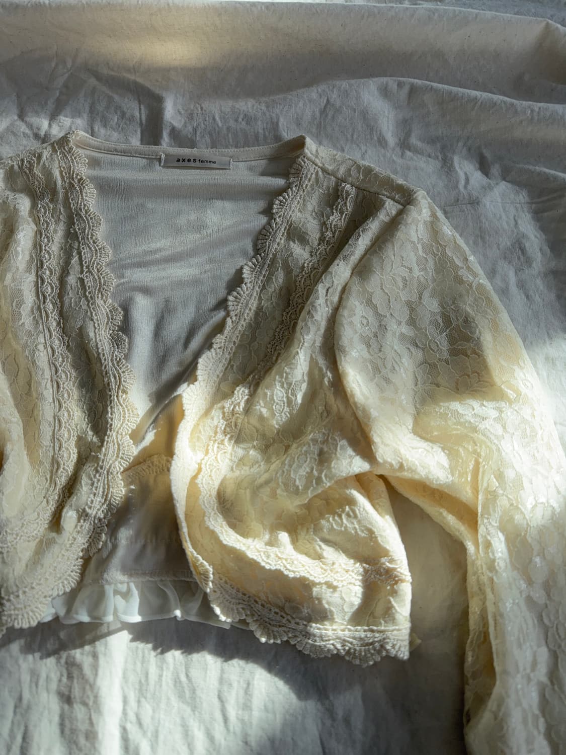 엑시즈팜 옐로우버터 엔틱페어리 볼레로 상품이미지3