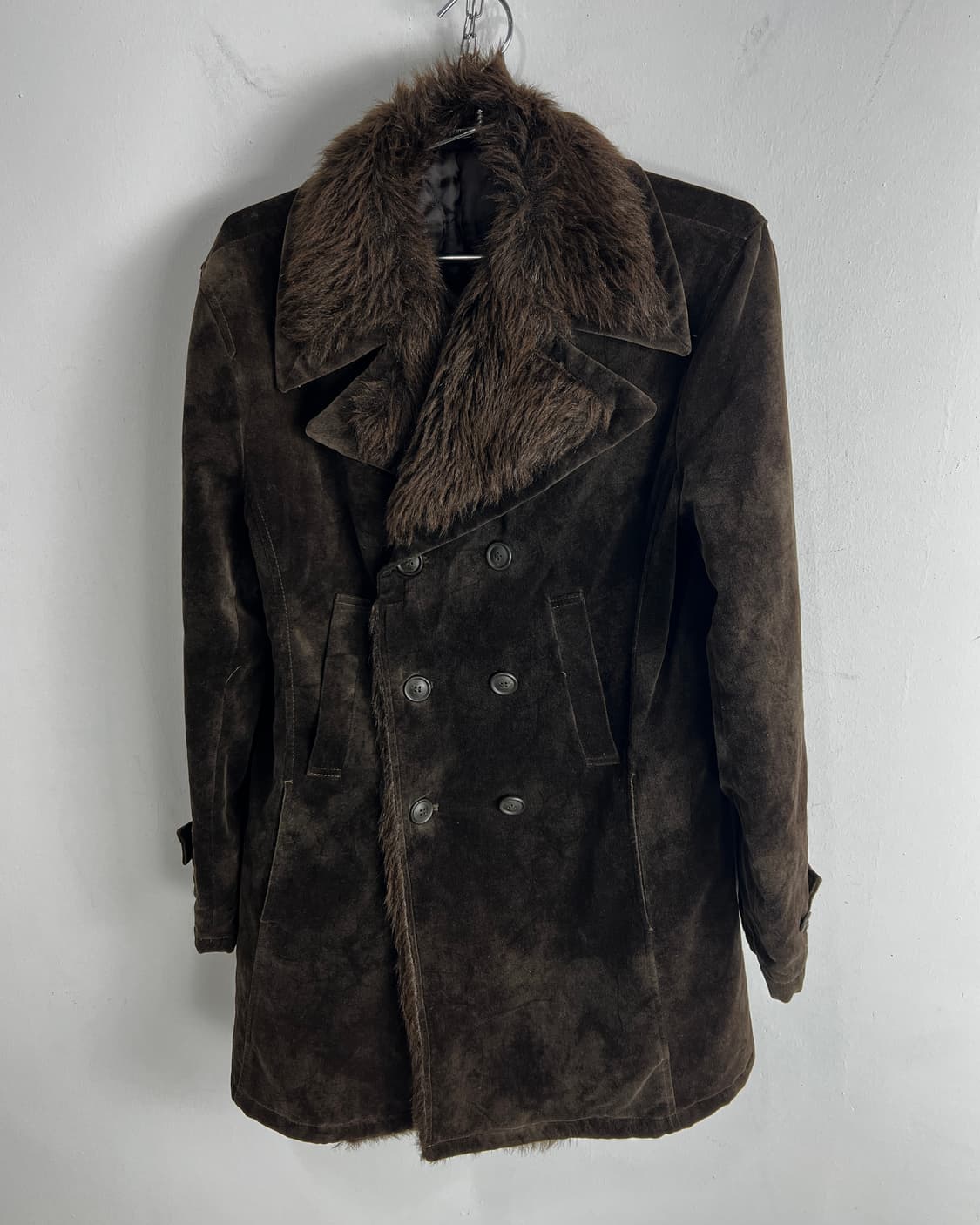 토네이도 마트 (Tornado Mart) 벨루어 퍼 트리밍 코트 상품이미지8