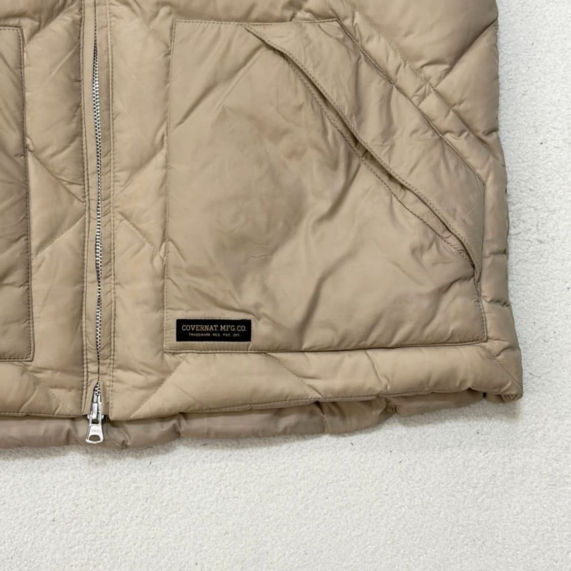 COVERNAT 덕다운 경량 패딩조끼 XL 상품이미지3