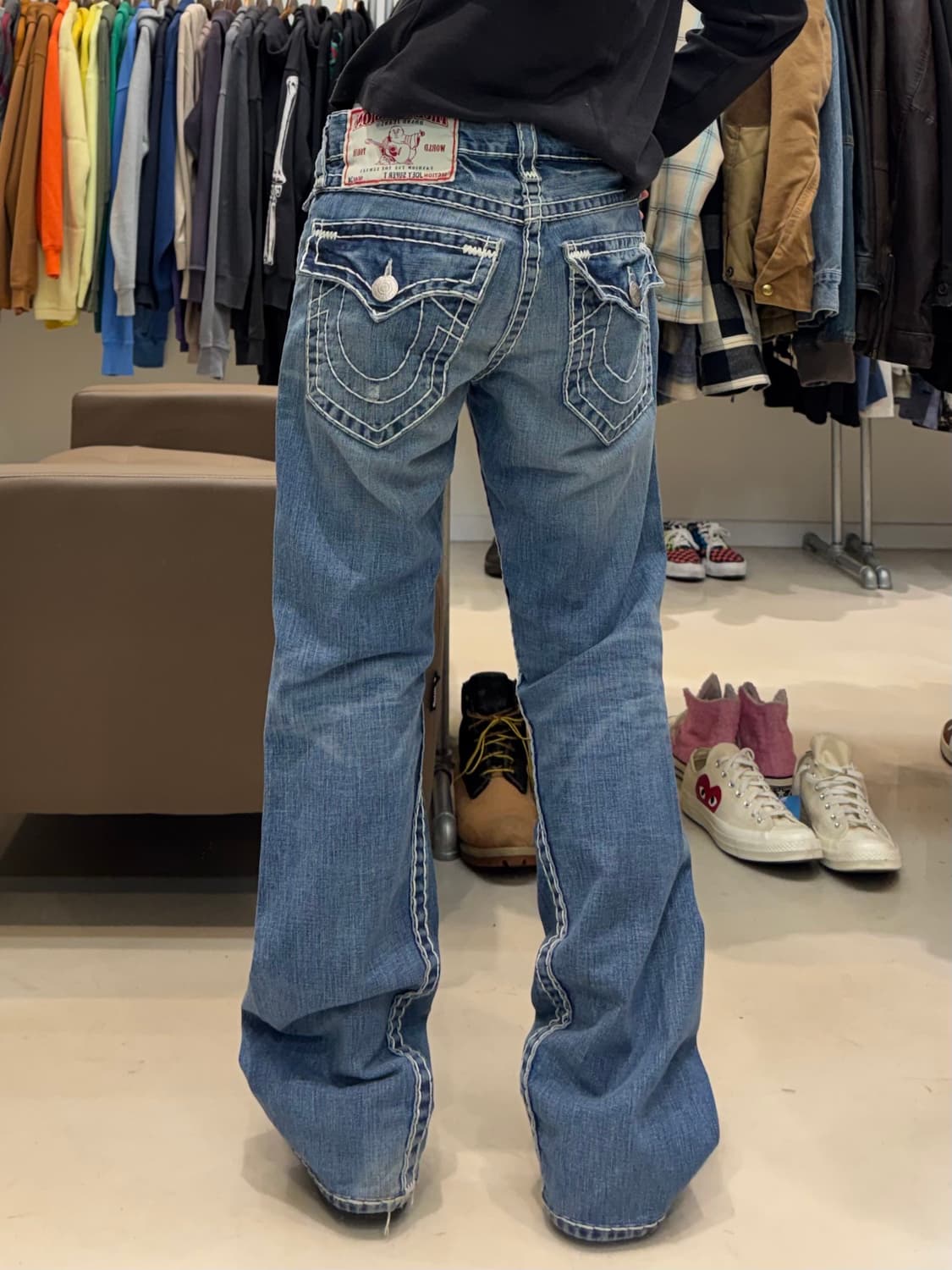 트루릴리젼 스티치 데님팬츠 상품이미지6