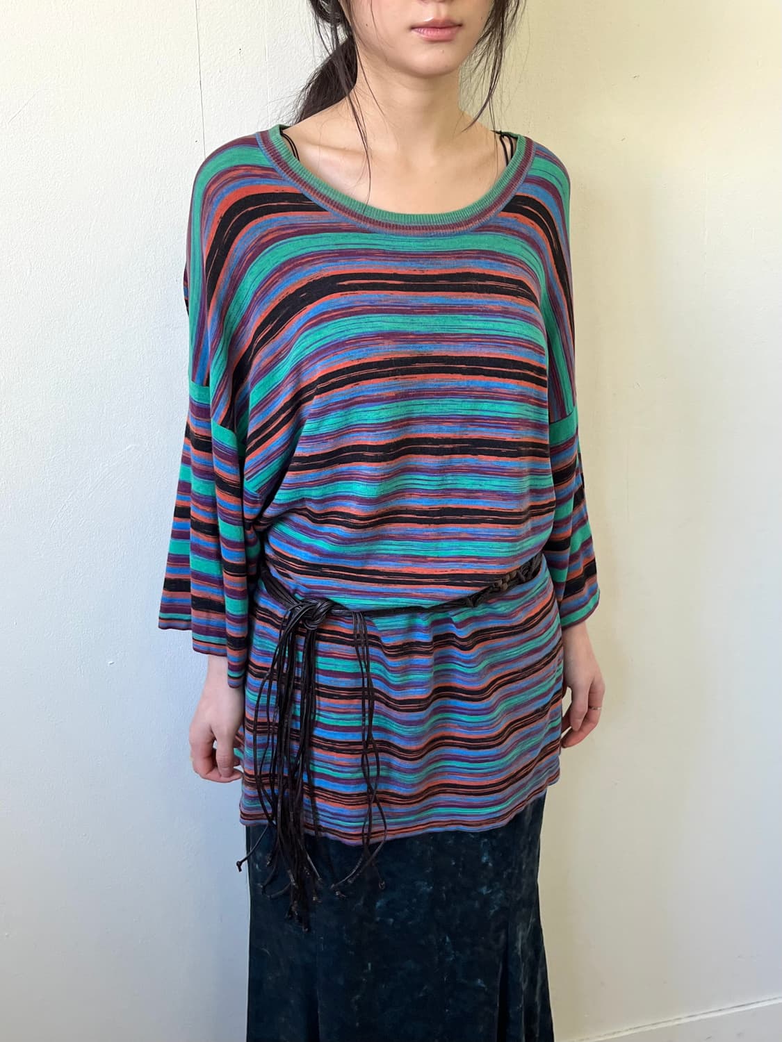 BEAMS 스트라이프 오버 탑 상품이미지5