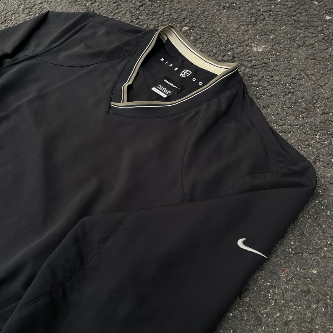 00s 나이키 골프 메트 블랙 오버핏 웜업 바람막이 트랙자켓 S 상품이미지4
