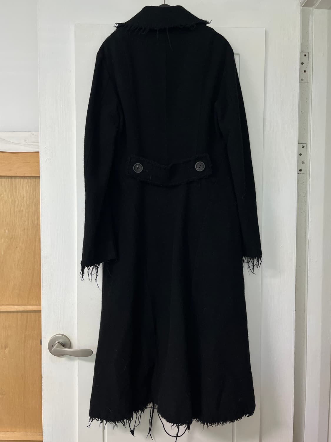 준야와타나베 프린지 울 리본 코트 상품이미지2