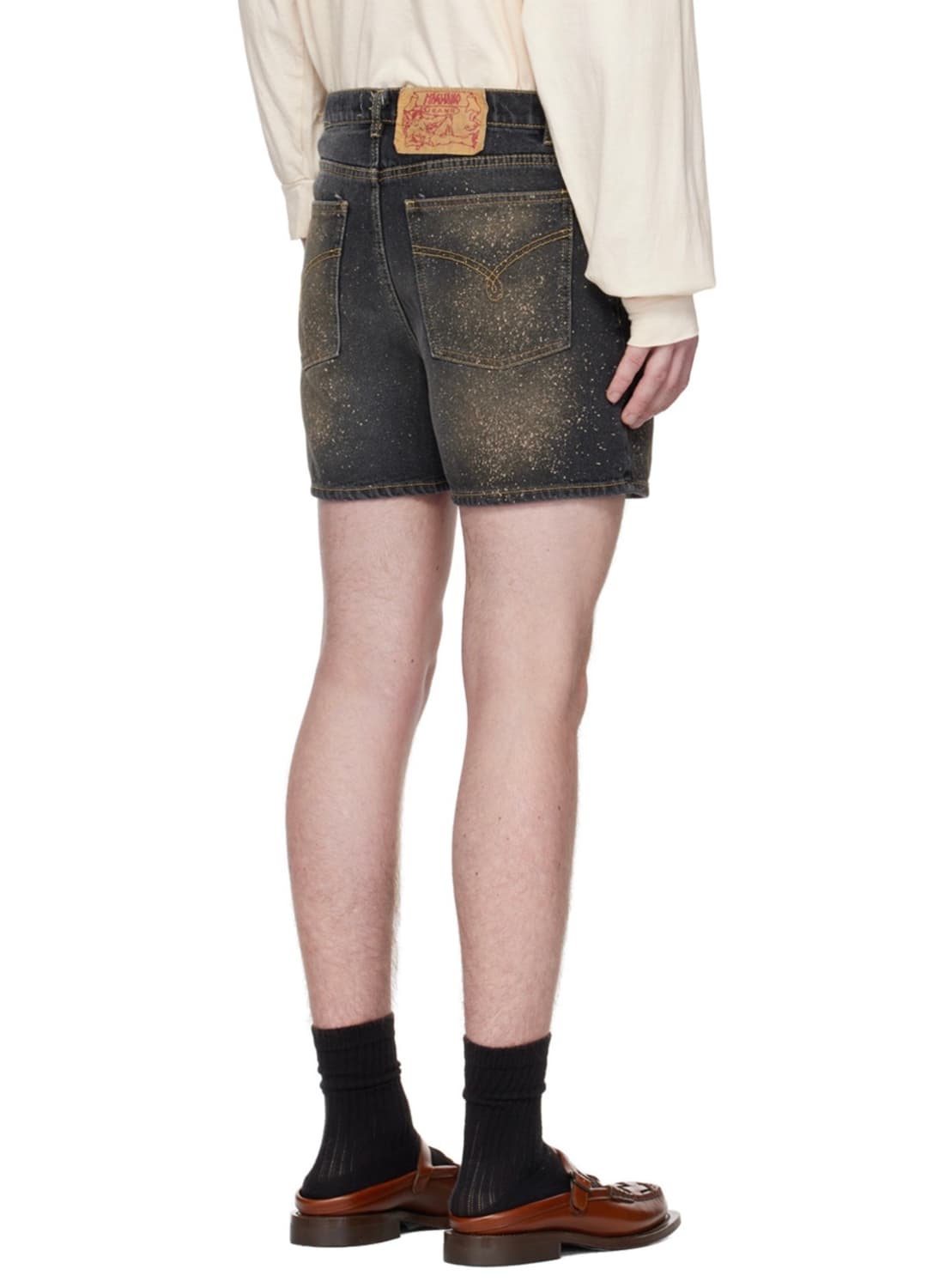 마리아노(MAGLIANO) 페인트 워싱 데님 쇼츠/반바지 상품이미지5