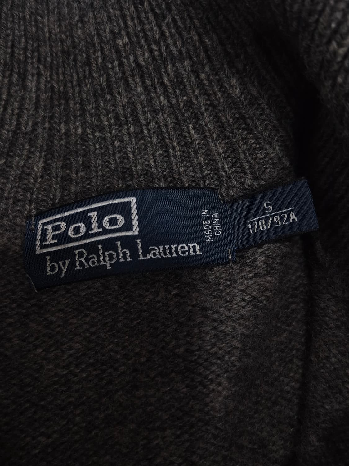폴로랄프로렌 반집업 니트 남녀공용 90사이즈 상품이미지5
