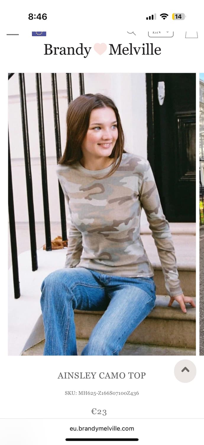 브랜디 멜빌 카모 탑 상품이미지1