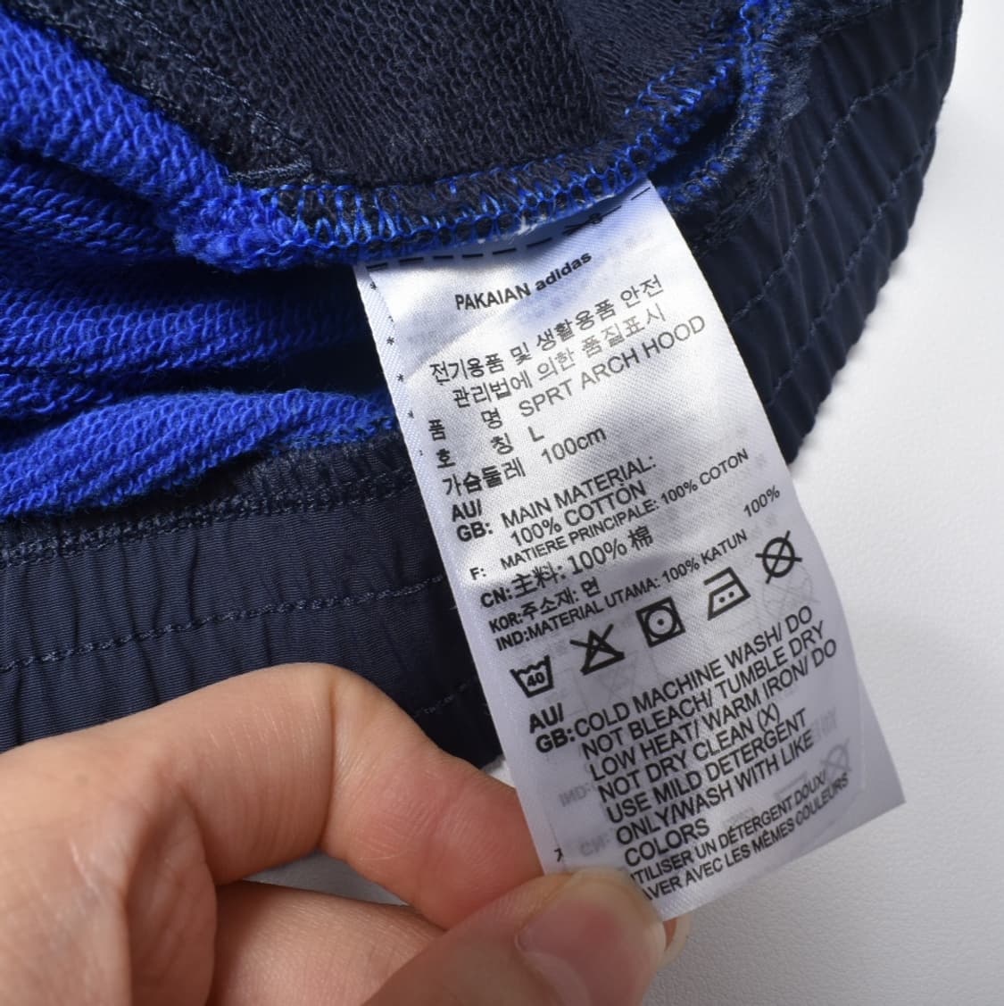 아디다스 오버핏 후드티 후디 후드 L N0317 상품이미지6